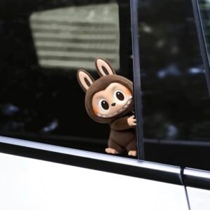 Labubu car sticker hi
